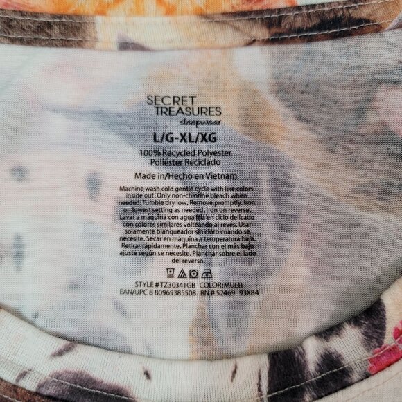 Secret Treasures Cats Puppies Bunny Print Shirt Adult Sz L/XL Unisex Tee Casual - Picture 7 of 11